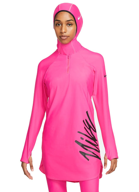 Nike Women's Victory Logo Full Coverage Swim Tunic