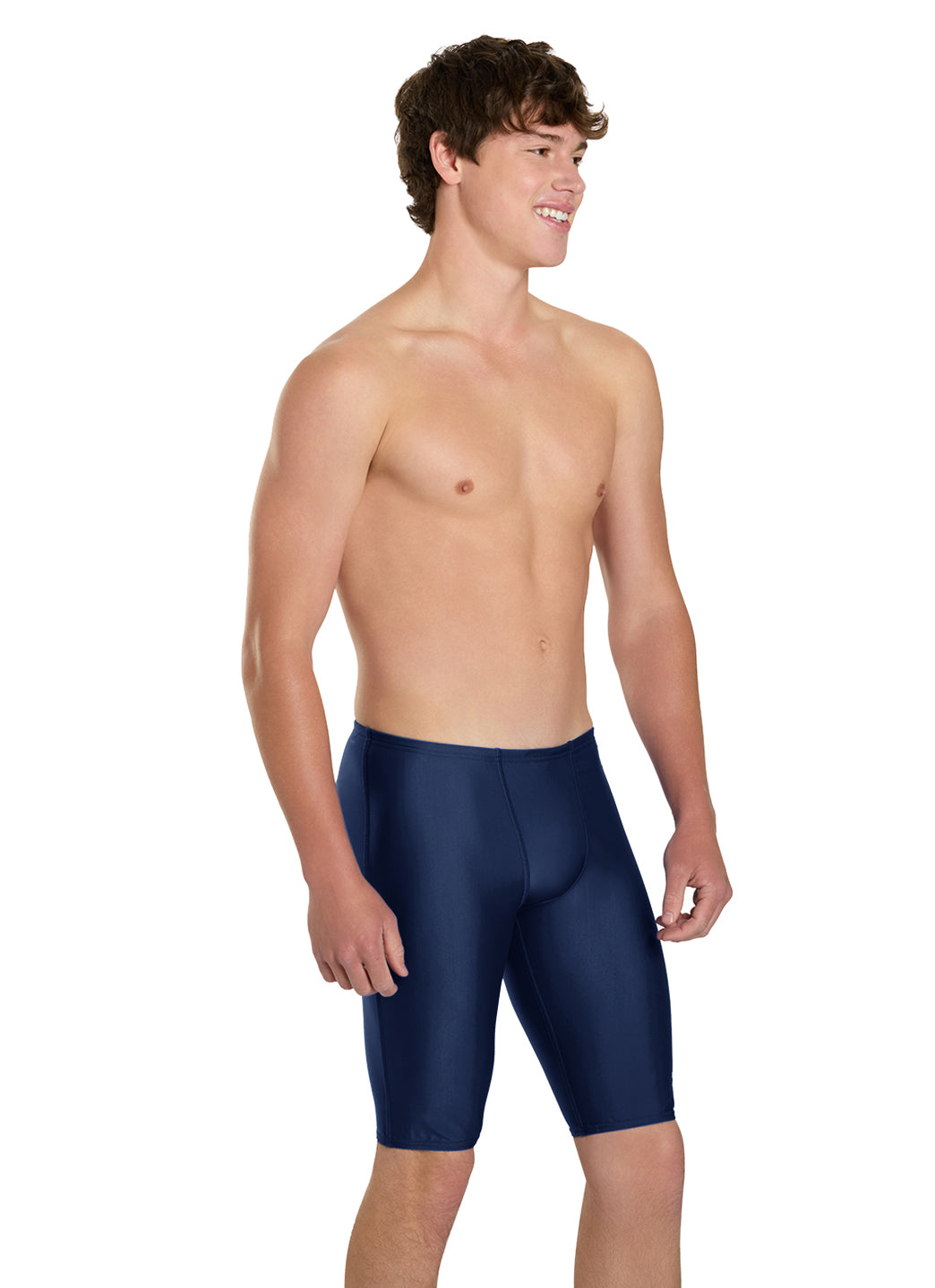 Speedo Men's Eco Pro LT Solid Jammer Swimsuit at SwimOutlet.com