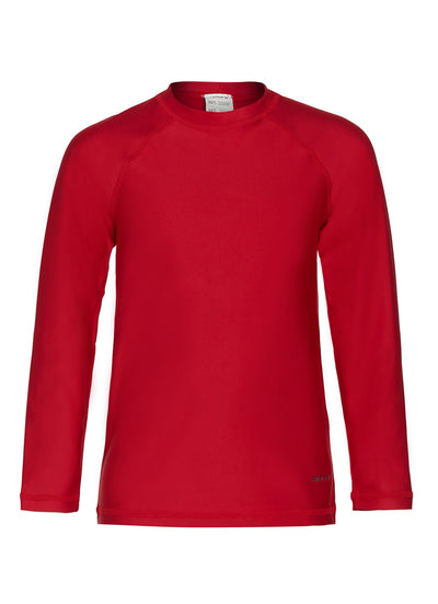Sporti Youth Unisex Long Sleeve UPF 50+ Hybrid Comfort Fit Rash Guard