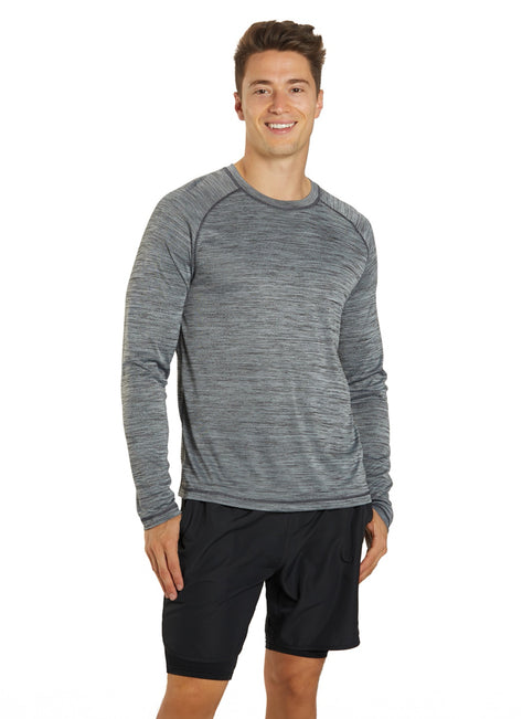 Sporti Men's L/S Hybrid II UPF 50+ Sun Shirt