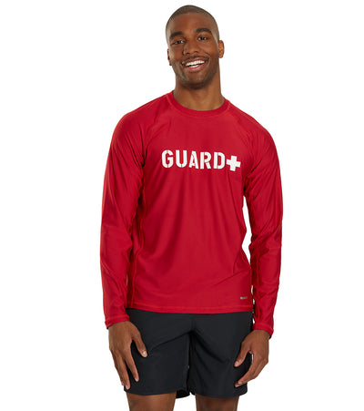 Sporti Guard Men's Long Sleeve UPF 50+ Comfort Fit II Rash Guard
