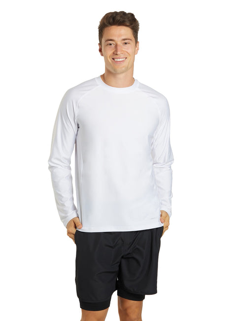 Sporti Men's Long Sleeve UPF 50+ Comfort Fit II Rash Guard