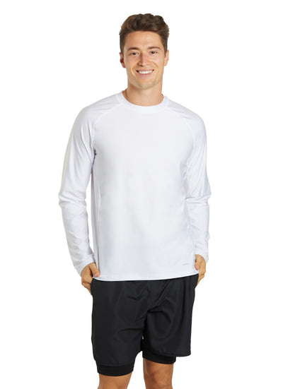 Sporti Men's Long Sleeve UPF 50+ Comfort Fit II Rash Guard