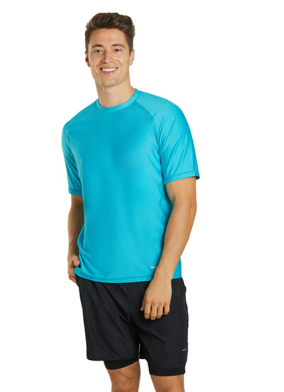 Sporti Men's Short Sleeve UPF 50+ Comfort Fit II Rash Guard