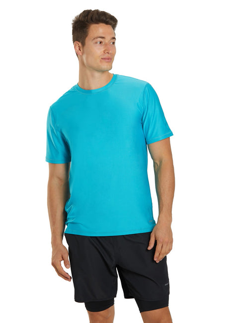 Sporti Men's Short Sleeve UPF 50+ Relax Fit II Swim Shirt