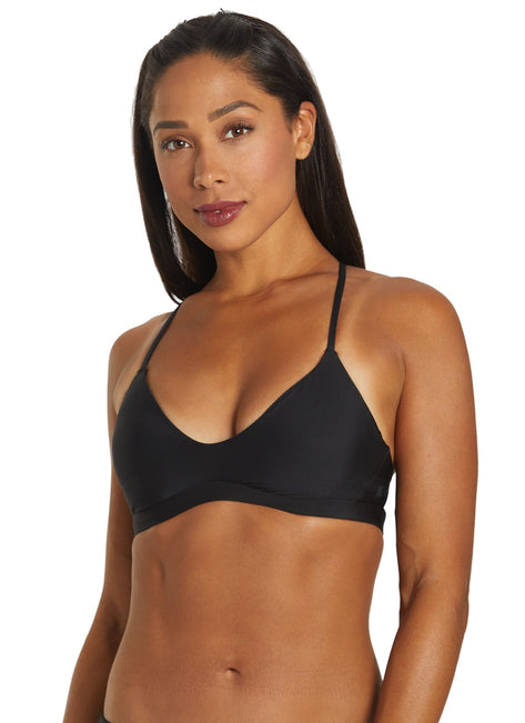 Hurley Women's Solid Bikini Top