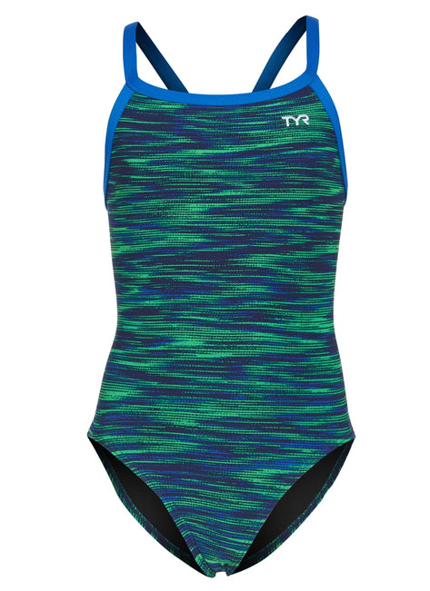 TYR Girls' Fizzy Diamondfit One Piece Swimsuit