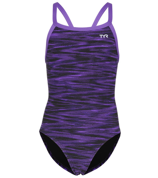 TYR Girls' Fizzy Diamondfit One Piece Swimsuit at SwimOutlet.com