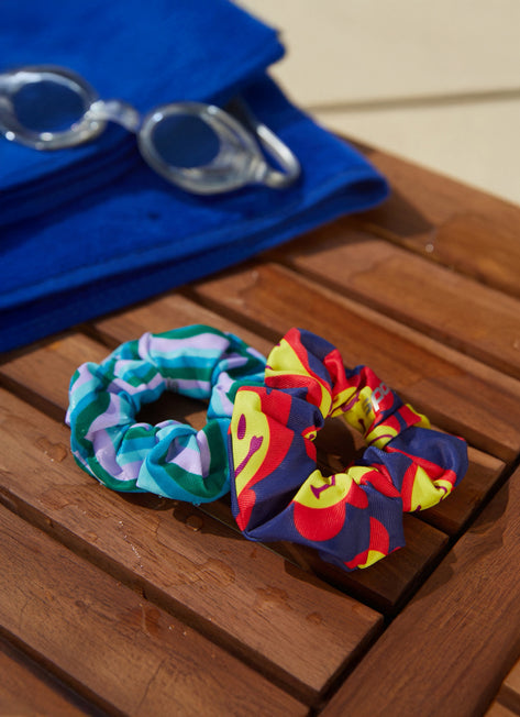 Sporti x Alex & Gretchen Walsh Groovy Whimsy Scrunchie Set of 2