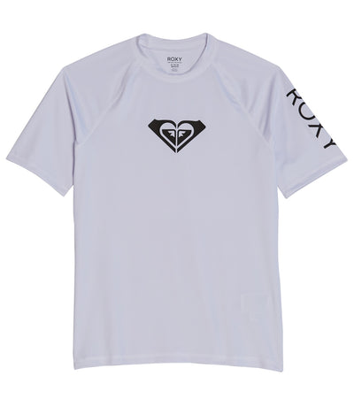 Roxy Women's Whole Hearted Short Sleeve UPF 50 Rash Guard