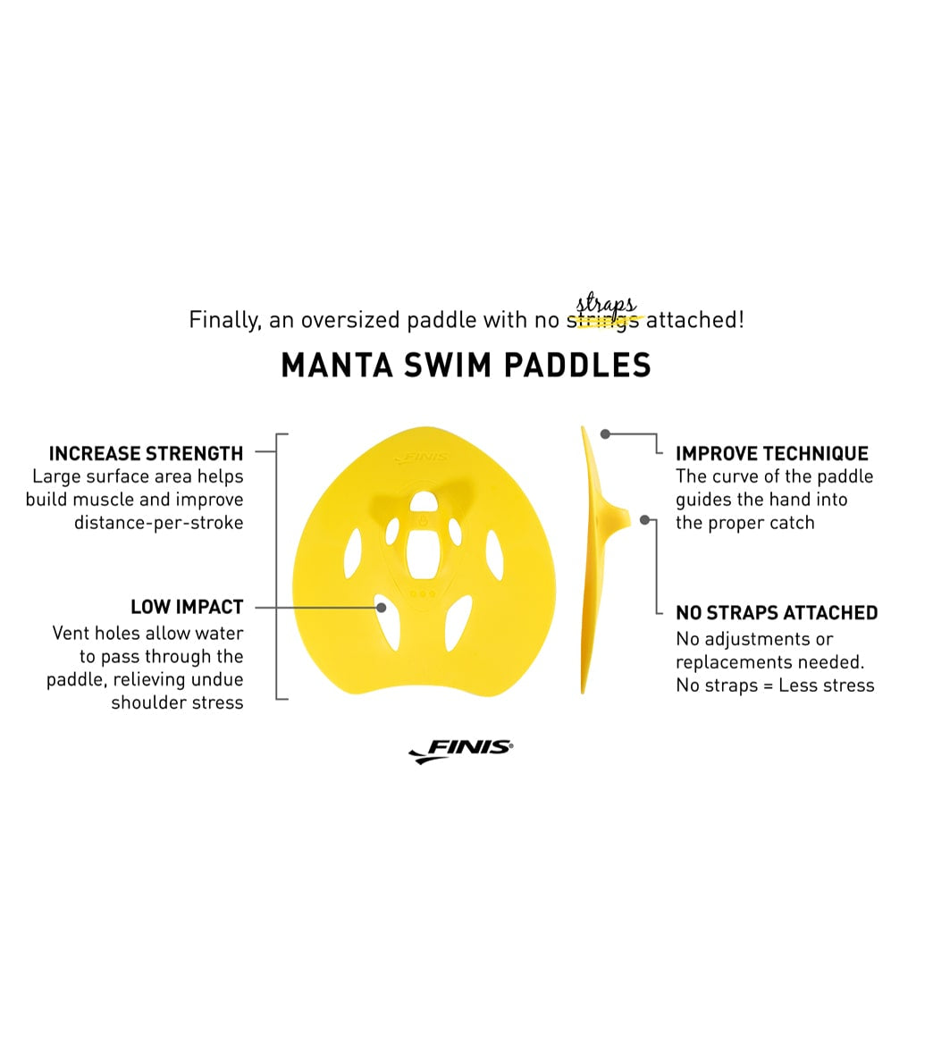 FINIS Manta Swim Paddles at SwimOutlet.com