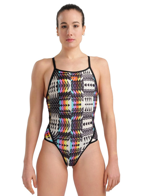 Arena Women's Super Fly Back Allover One Piece Swimsuit