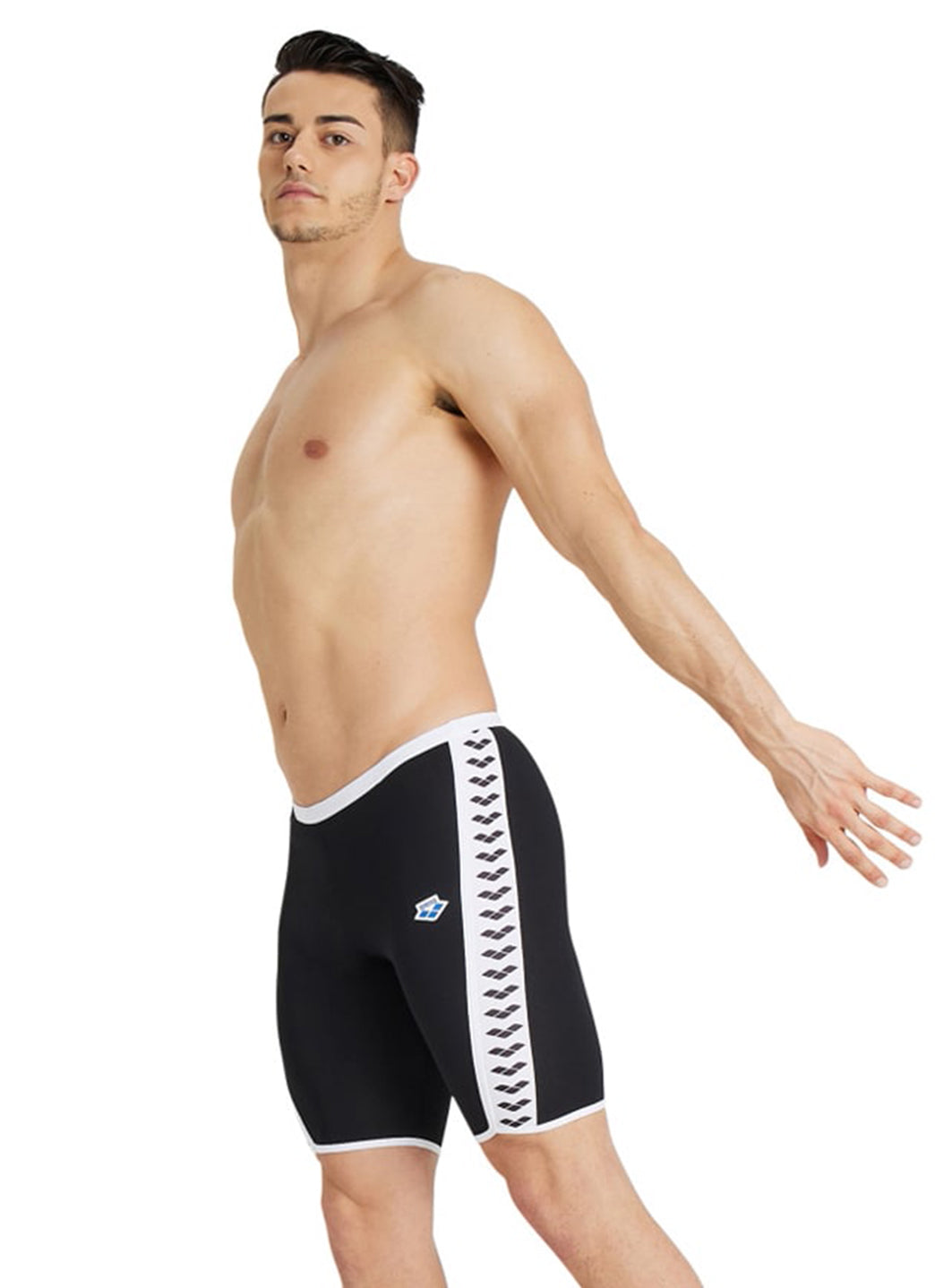 Arena Men's Icons Solid Jammer Swimsuit at SwimOutlet.com