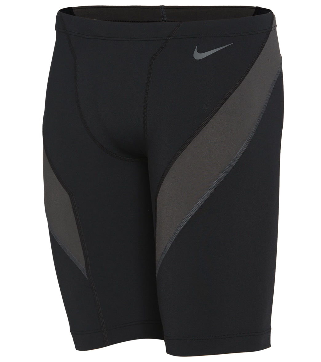 Nike Men's HydraStrong Colorblock Jammer Swimsuit at SwimOutlet.com