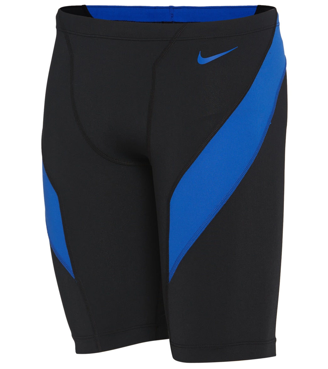 Nike Men's HydraStrong Colorblock Jammer Swimsuit at SwimOutlet.com