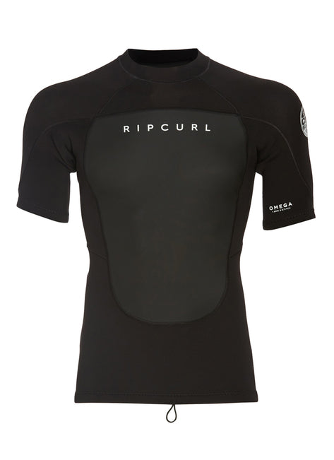 Rip Curl Men's 1.5mm Omega Short Sleeve Back Zip Wetsuit Jacket