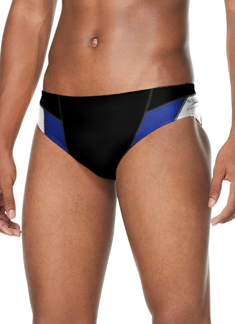 Speedo Men's Edge Splice Brief Swimsuit