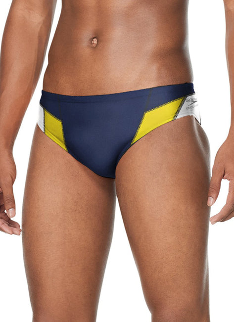 Speedo Men's Edge Splice Brief Swimsuit
