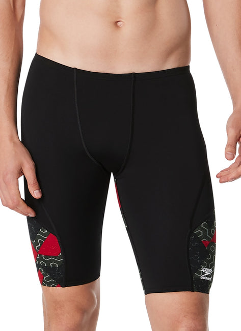 Speedo Men's Ruse Blocks Jammer Swimsuit