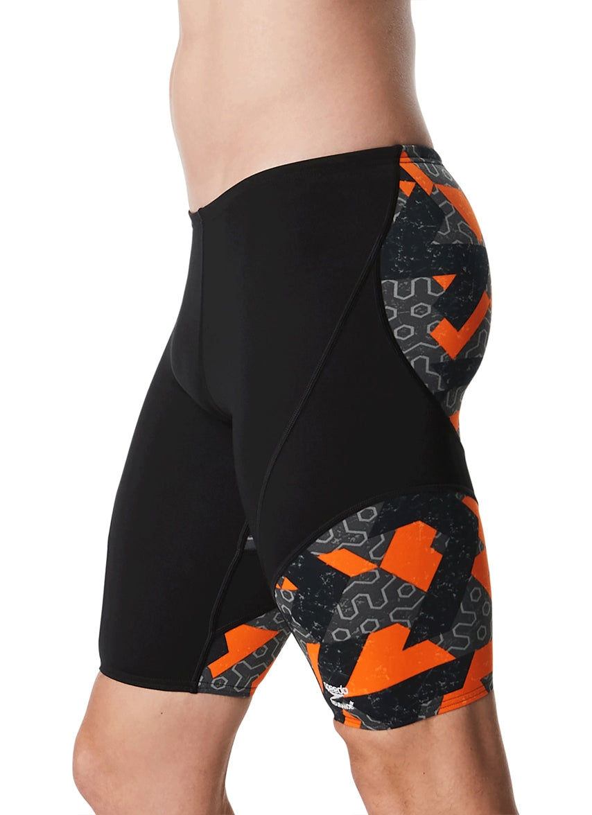 Speedo Men's Ruse Blocks Jammer Swimsuit