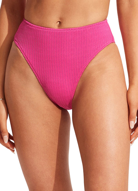 Seafolly Women's Sea Dive High Rise Bikini Bottom