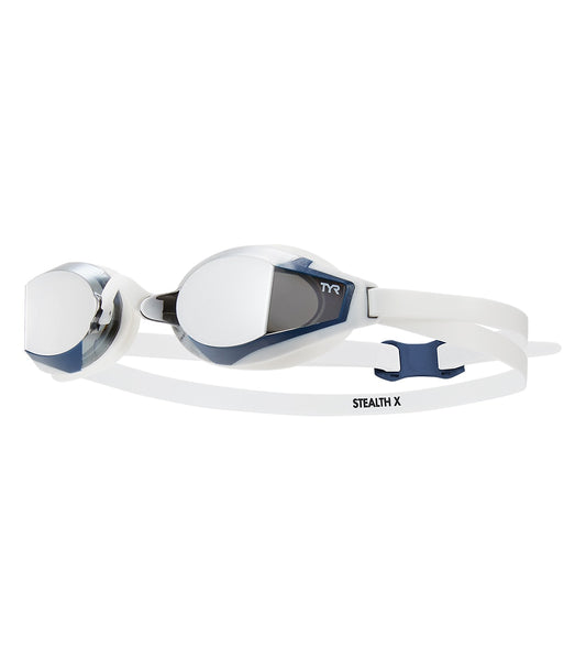 tyr competition goggles TYR Stealth-X Mirrored Racing Goggle