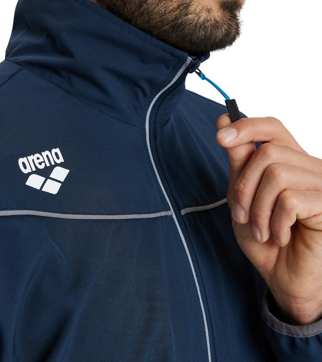 Arena Unisex Team Panel Front Zip Jacket at SwimOutlet.com