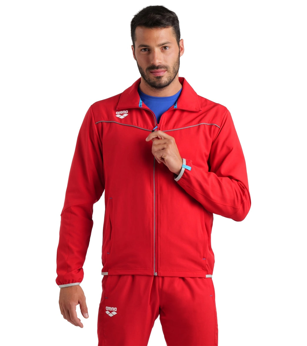 Arena Unisex Team Panel Front Zip Jacket at SwimOutlet.com