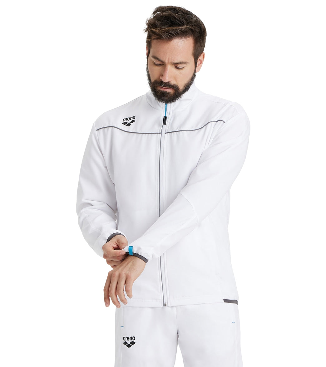 Arena Unisex Team Panel Front Zip Jacket at SwimOutlet.com