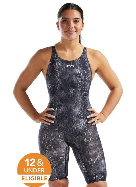 TYR Women's Akurra Thresher Open Back Tech Suit Swimsuit