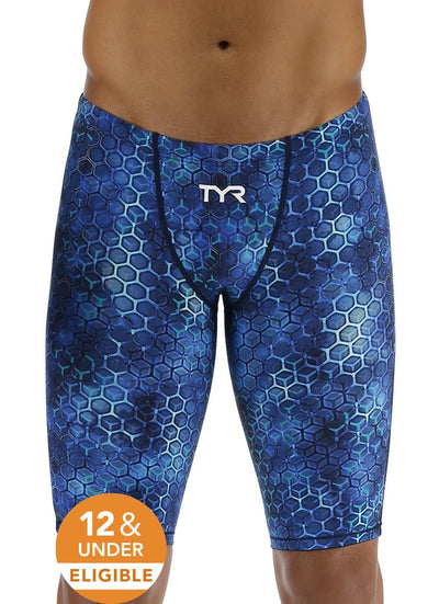 TYR Men's Akurra Thresher Short Jammer Tech Suit Swimsuit