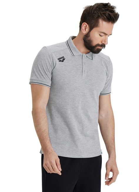 Arena Unisex Team Solid Cotton Short Sleeve Polo