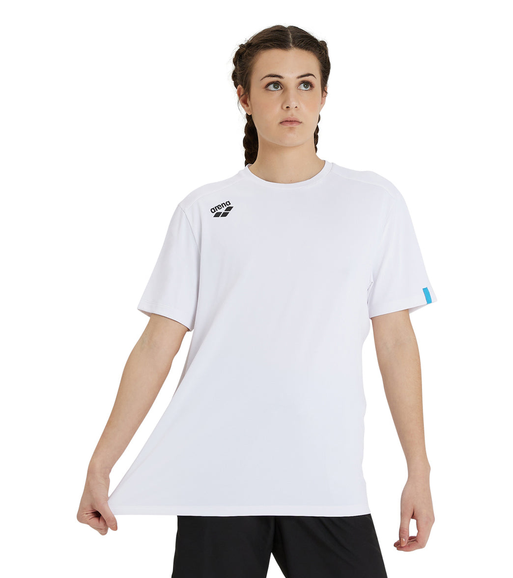 Arena Unisex Team Solid Short Sleeve T-Shirt at SwimOutlet.com