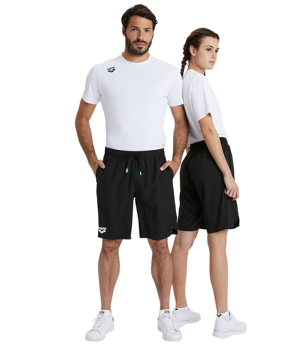 新品 arena Team Shorts M 黒 海外モデル ジム 水泳 Arena Unisex Team Panel Bermuda Shorts at SwimOutlet.com