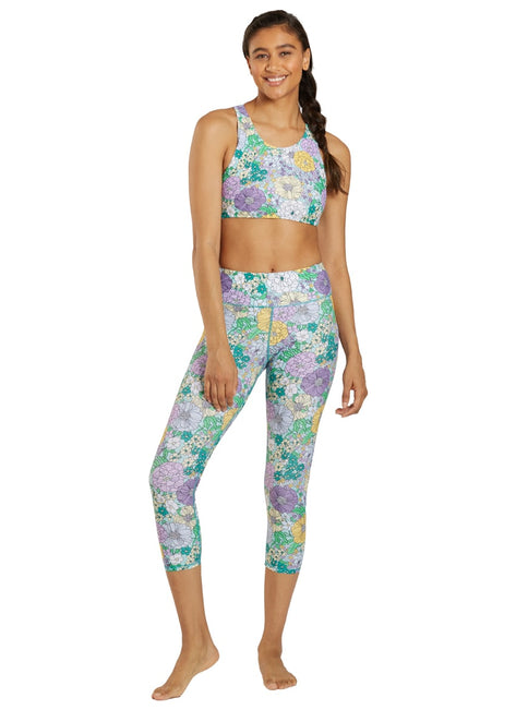 Sporti Active Bondi Floral Swim Capri Legging