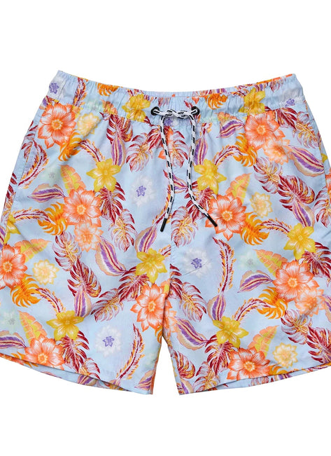 Snapper Rock Men's Boho Tropical Sustainable Swim Trunks