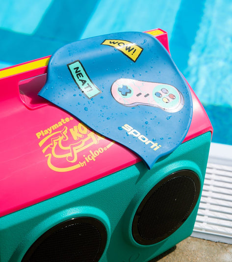 Sporti x Shaine Casas Arcade Party Silicone Swim Cap