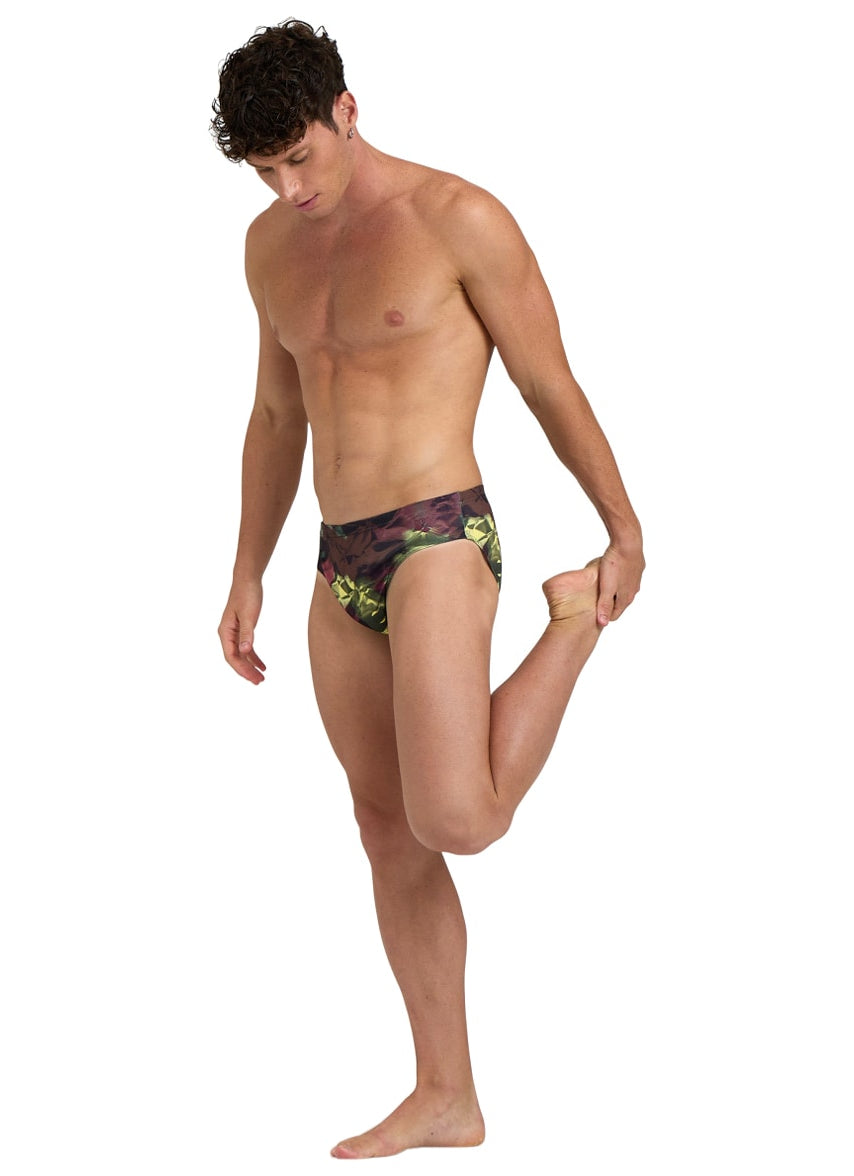 Arena Men's Hero Camo Brief Swimsuit at