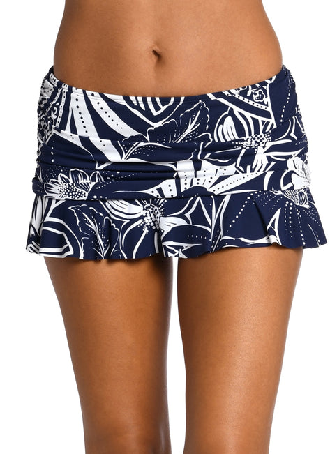La Blanca Women's At The Playa Ruffle Swim Skirt