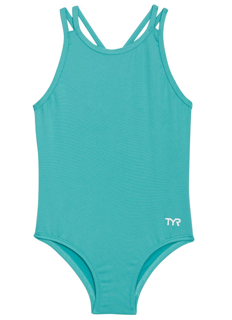 TYR Girls' Solid Olivia Fit One Piece Swimsuit (Little Kid, Big Kid)