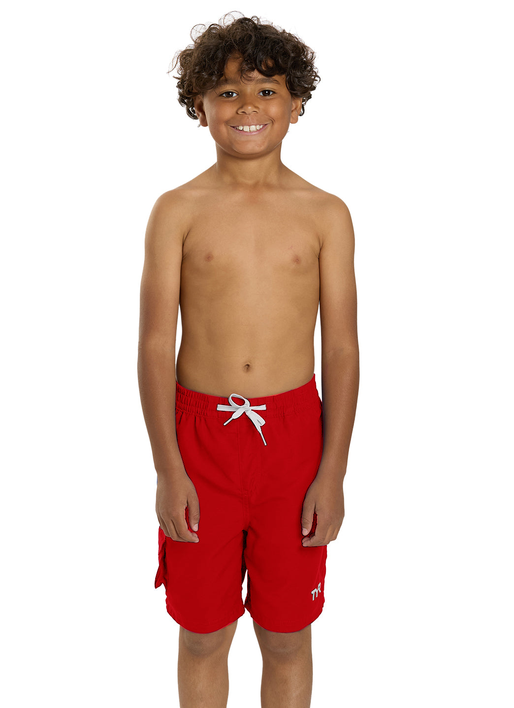 TYR Boys' Solid Youth Challenger-X Swim Trunks (Little Kid, Big