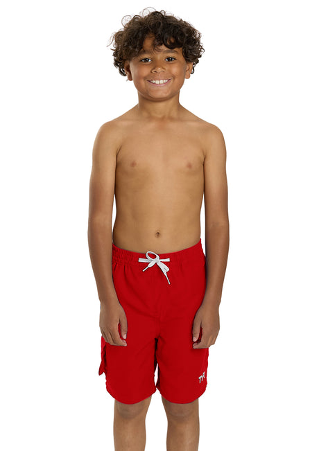 TYR Boys' Solid Youth Challenger-X Swim Trunks (Little Kid, Big Kid)