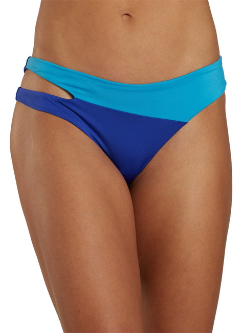 Nike Women's Swoosh Block Asymmetrical Bikini Bottom