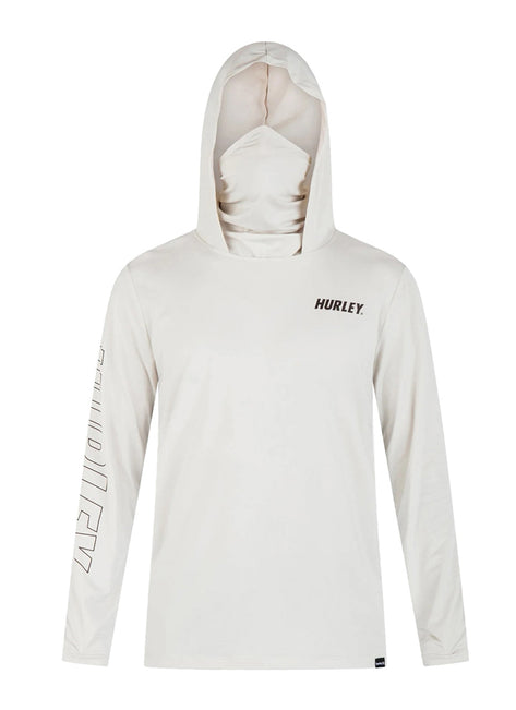 Hurley Men's H2O-Dri Atticus II Hooded Long Sleeve UPF 50 Surf Shirt