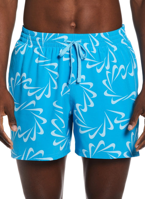 Nike Men's Swoosh Line Swim Trunks