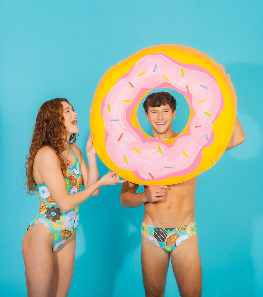 Sporti Donut Dreams Thin Strap One Piece Swimsuit (22-40) at