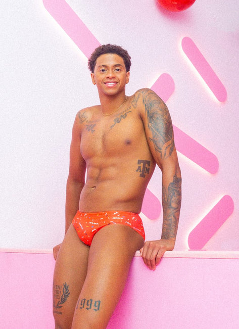 Sporti x Shaine Casas Confetti Brief Swimsuit (26-40)