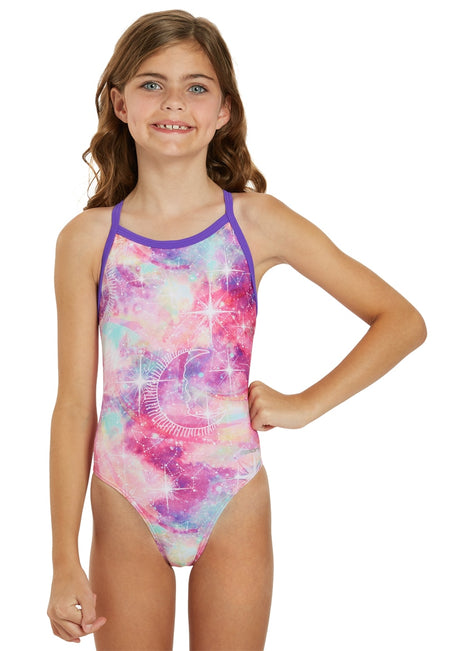 Sporti Galaxy Thin Strap One Piece Swimsuit Youth (22-28)