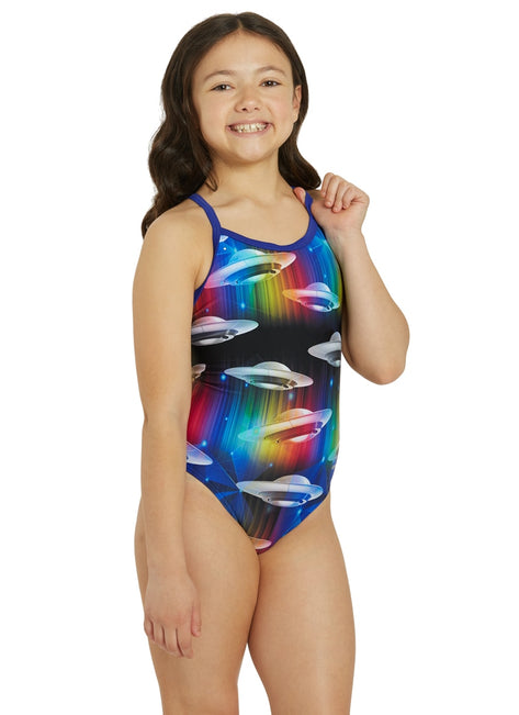 Sporti UFO Thin Strap One Piece Swimsuit Youth (22-28)