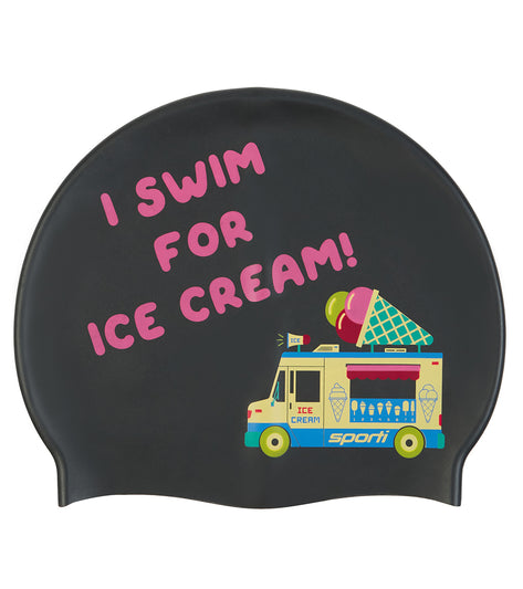Sporti I-Scream Silicone Swim Cap